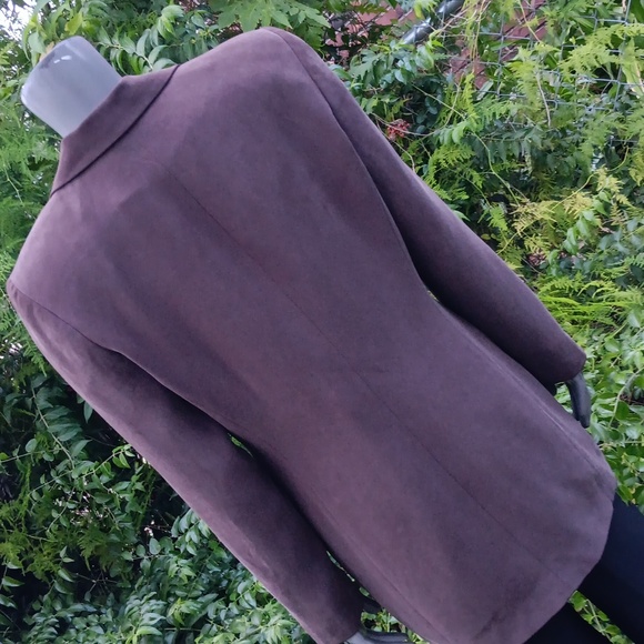 dana buchman dresses ladies pure silk (1) button overcoat (VINTAGE) - Picture 17 of 17